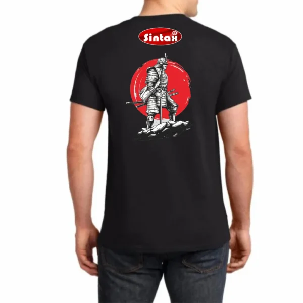 Kaos Hitam Motif Samurai